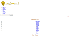 Desktop Screenshot of 4gameground.com